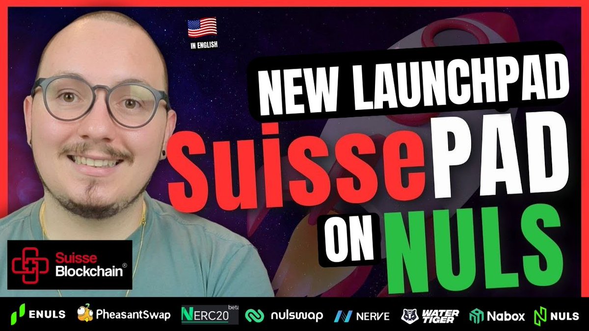 LAUNCHPAD ON THE #NULS NETWORK REGULATED IN #SWITZERLAND? #SuisseBlockchain PARTNERSHIP 🇨🇭 🚀 ⏯️Watch the video on Nuls' official YouTube channel: youtube.com/watch?v=xUChAE… #crypto #nft #defi @binance #crosschain #evm #BitcoinLayer2 #brc20 #web3 #naboxwallet #modular @SuisseBC