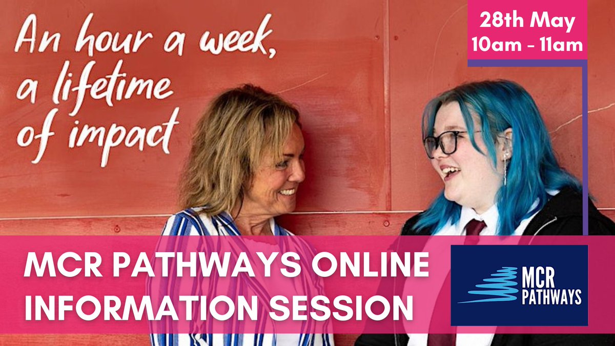 We invite you to join us for a free @mcrpathways online Information Session on Tuesday 28th May from 10am to 11am! This is an opportunity for businesses in #NorthAyrshire to engage in a meaningful mentorship programme that empowers young people Book via ayrshire-chamber.org/event/1417/mak…