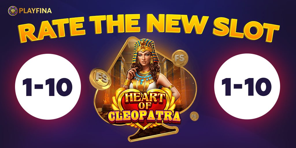 Dare to spin like Cleopatra ruled? Rate our new slot 'Heart of Cleopatra' from 1-10 and may the odds Pharaoh in your favor! 🎰👑 #casinoslots #casinoonline #slotonline