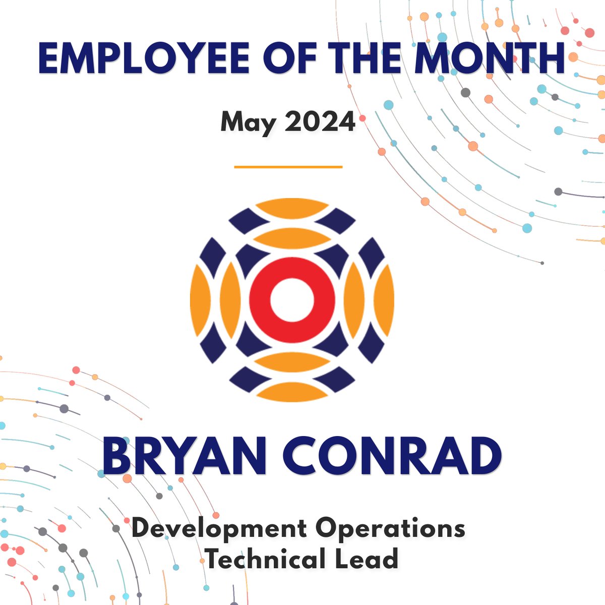 Our May 2024 Employee of the Month is Bryan Conrad! As a Dev Ops Technical Lead, Bryan goes above and beyond, leveraging his skills to help support and streamline our technology development. Thank you, Bryan! #optimizedpayments #employeeofthemonth #success #devops