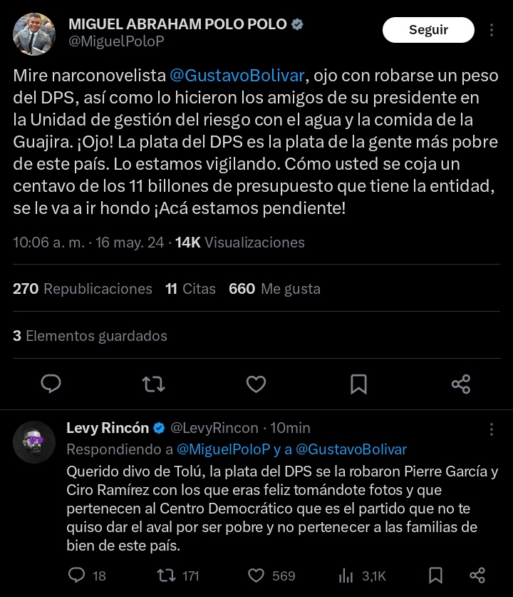 Y si ... Levy nuevamente volvió mierda al divo de Tolú. 🤷🏻‍♂️🤣