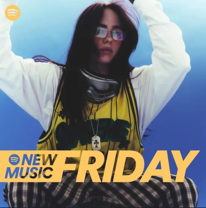 Billie on the cover of @Spotify's 'New Music Friday Korea'! 🫧