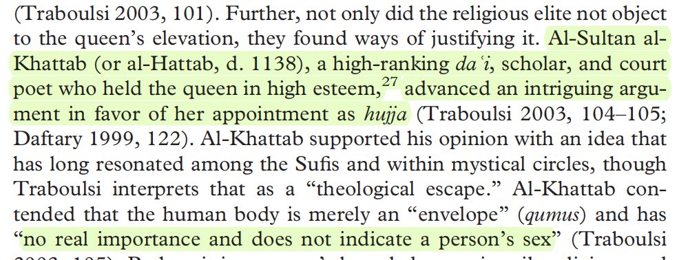 Many of the male religious elite actually supported Queen Arwa’s promotion to ‘hujja’ Al-Khattab (a high ranking Islamic scholar, 12th century) wrote something that would be considered rather progressive by Berkeley’s LGBT & queer community…