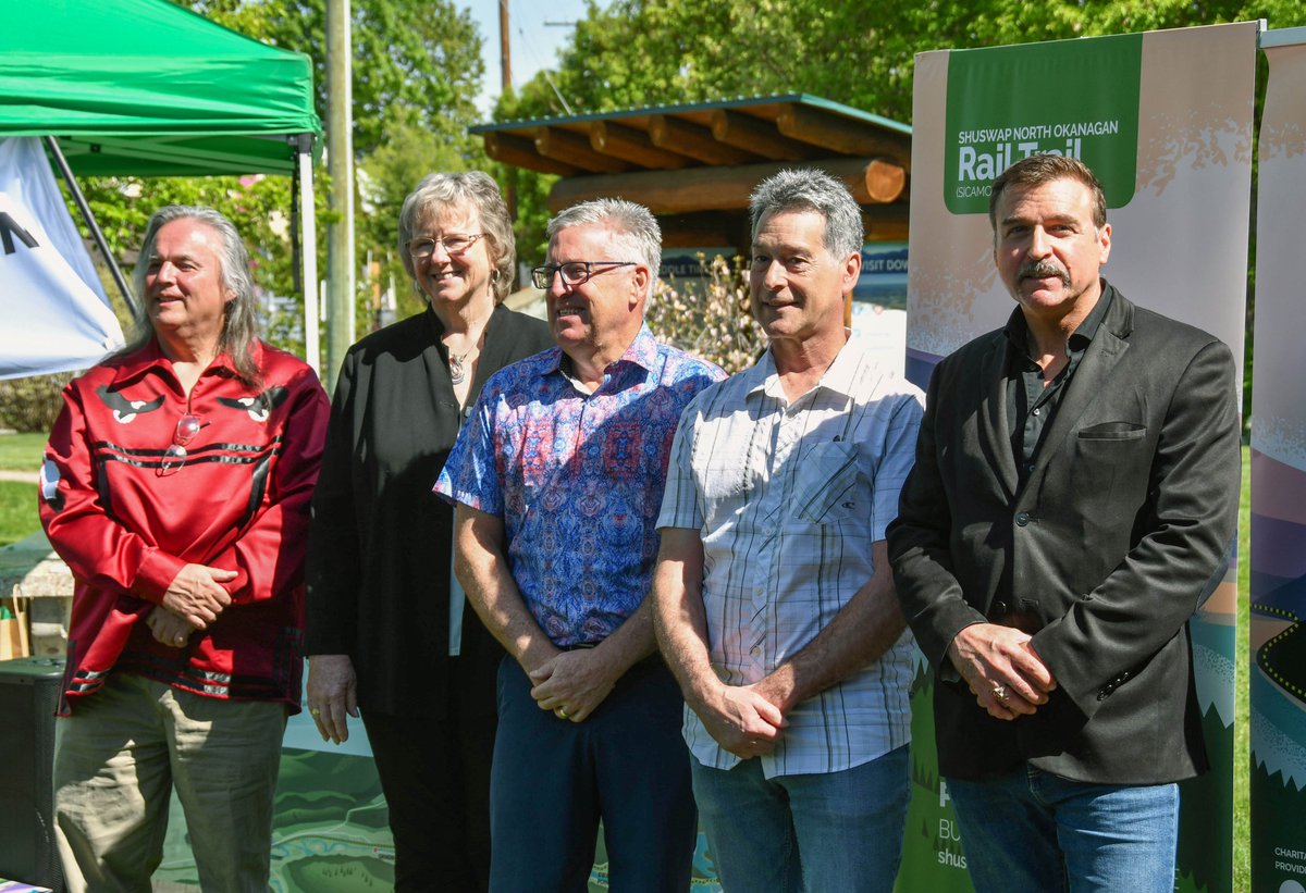 Le section Enderby-Splatsin est la première phase achevée d’un sentier vert de 50 km qui permettra de mieux lier les communautés du territoire Secwépemc en #CB. Pour en savoir plus [ANG]: rdno.ca/our-communitie…