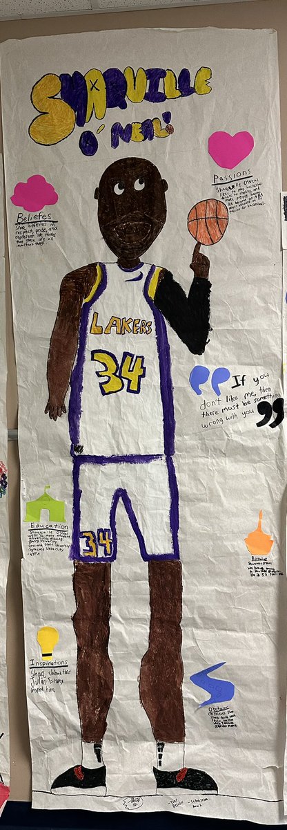 mahrinmaredia's tweet photo. My third graders were so excited to research @SHAQ for their research project! https://t.co/uSCj17rugG