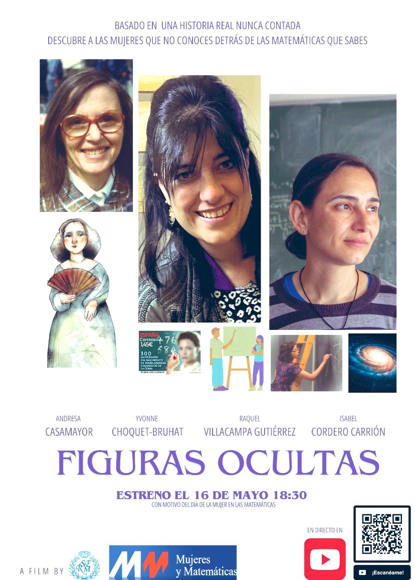 Mujeres y Matematicas RSME (@mymrsme) on Twitter photo !Dentro de nada comenzamos! Hoy jueves a las 18:30h 🍿🎬
<a href="/raquel_villacam/">Raquel Villacampa</a> <a href="/FuturaConjetura/">Isabel Cordero Carrión</a> ¡qué ganas de escucharos!
Enlace para seguir la charla 👇
m.youtube.com/channel/UCeHHV… !Dentro de nada comenzamos! Hoy jueves a las 18:30h 🍿🎬
<a href="/raquel_villacam/">Raquel Villacampa</a> <a href="/FuturaConjetura/">Isabel Cordero Carrión</a> ¡qué ganas de escucharos!
Enlace para seguir la charla 👇
m.youtube.com/channel/UCeHHV…