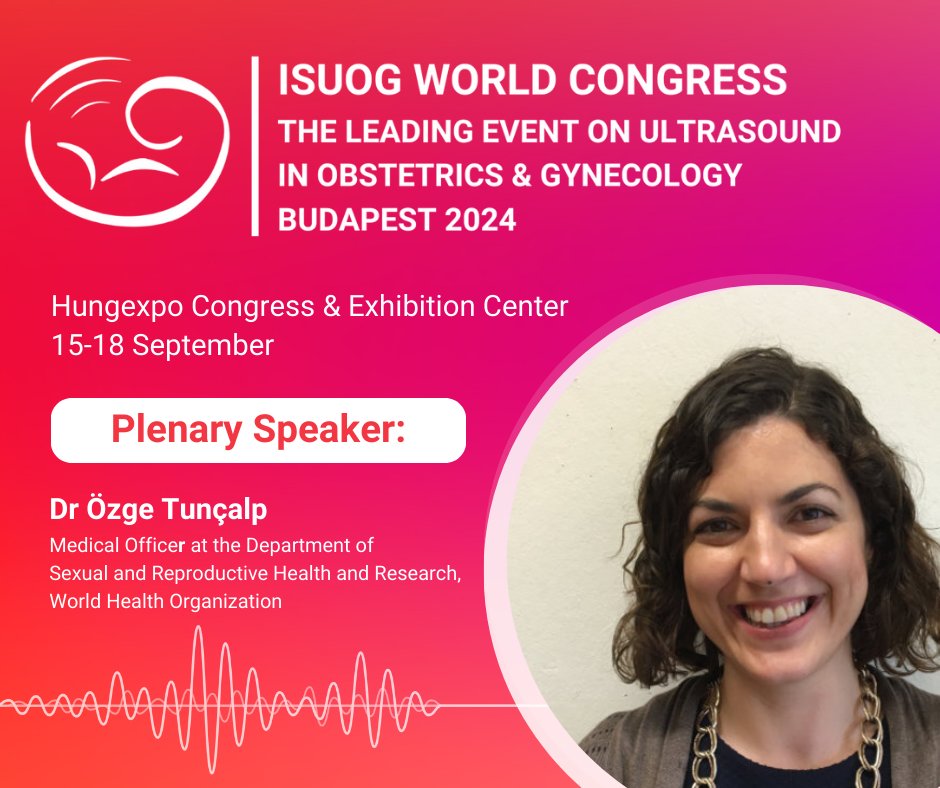 View the lineup of plenary speakers for #ISUOG2024! Our speakers will be addressing significant topics in global women's health. Get ready to be inspired & educated with lectures from @drhew from @msukinhealth and @otuncalp from @WHO Register interest: bit.ly/3Qpl6YN
