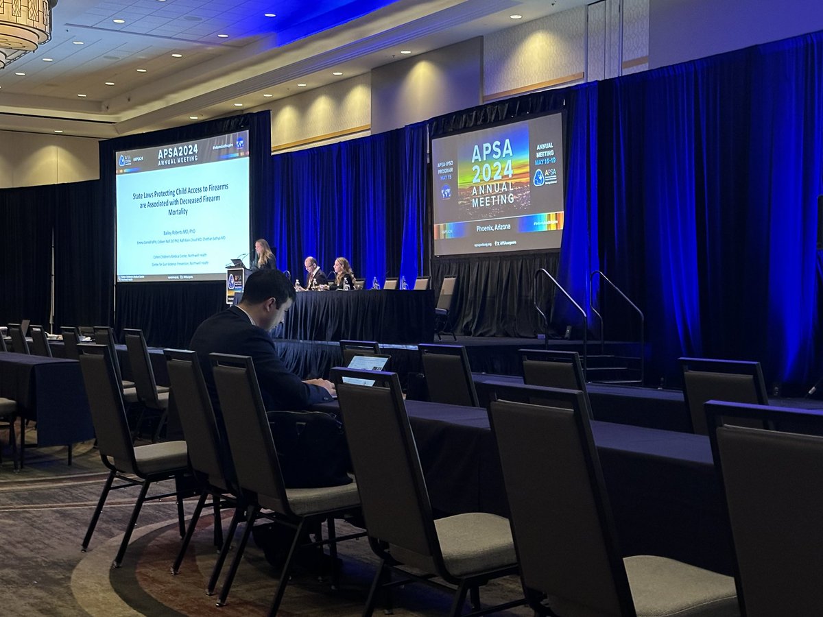 Thanks to @Baileykrmd presenting on firearm mortality regulations to help us advocate to protect our children @Cohen_Childrens @drchethansathya #apsa24