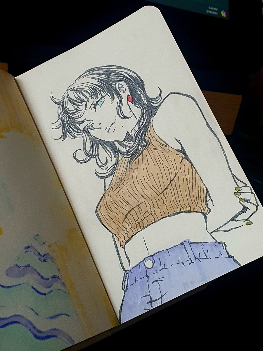 Yuushin_07's tweet image. Lunch break-doodle break ~