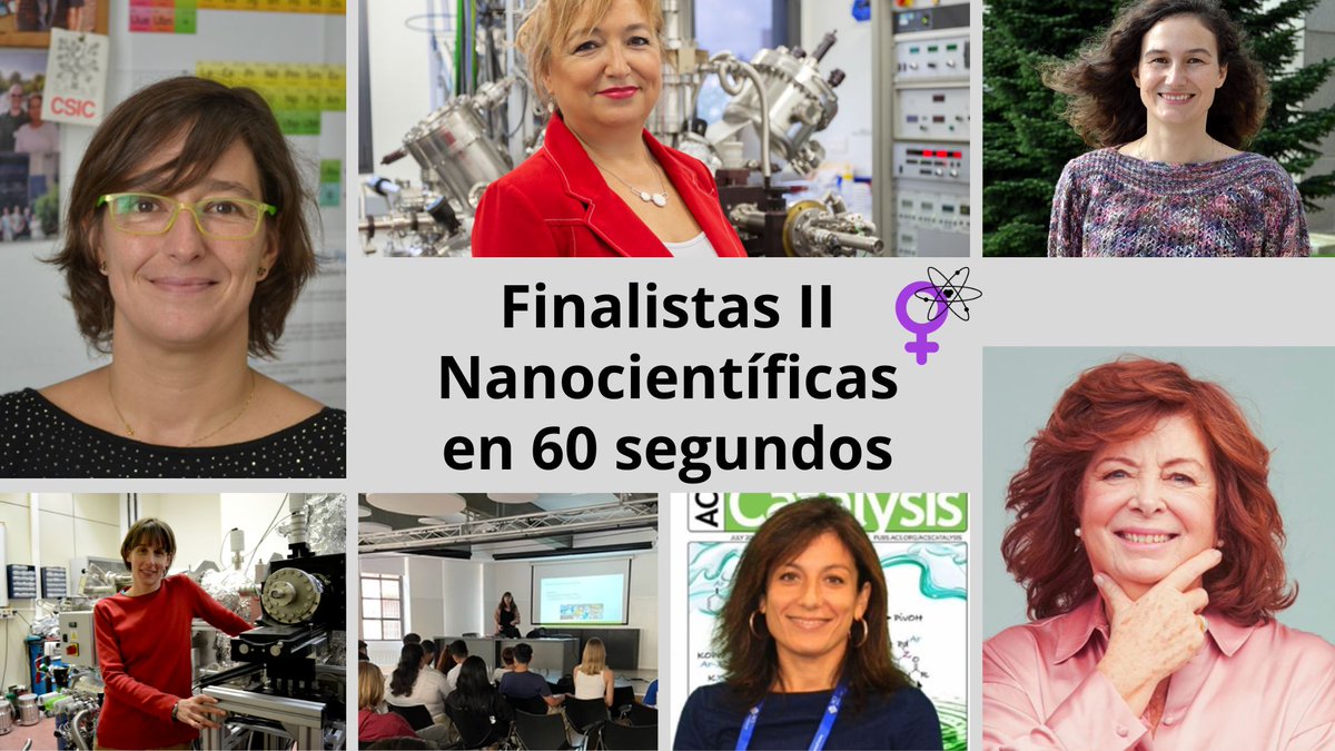 Publicados los vídeos finalistas de la II edición del Concurso de 'Nanocientíficas en 60 segundos' ➡️ icmm.csic.es/es/actualidad-…