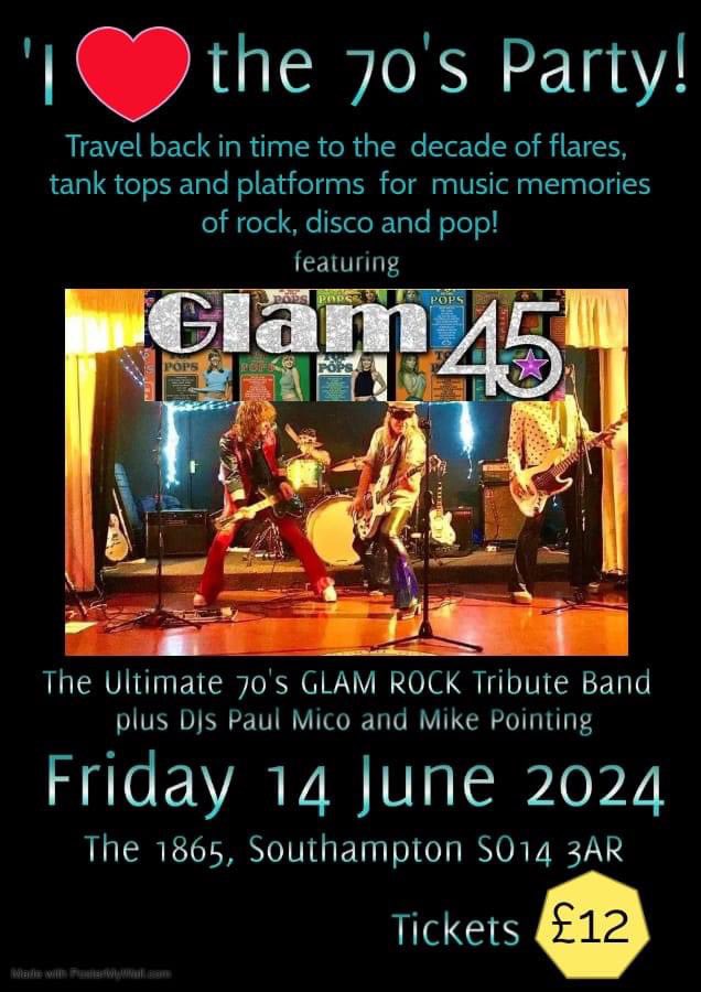 PaulMico2's tweet photo. @GLAM_45 coming to Southampton. https://t.co/207y0YHGJg