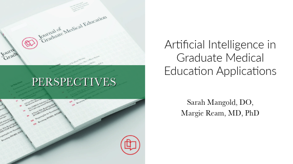 Until there are more nuanced and agreed-upon guidelines at a national level on the use of AI in application preparation, GME programs should consider posting explicit policies on their websites regarding the use of AI in preparing applications bit.ly/3wuFOjg #MedEd