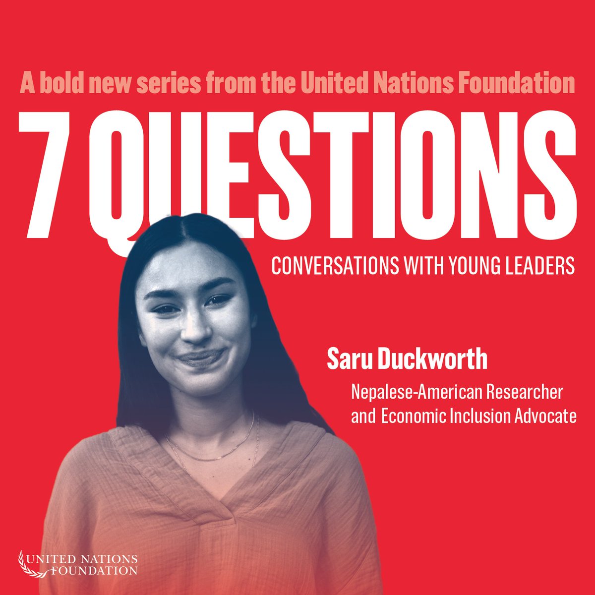 United Nations Foundation (@unfoundation) on Twitter photo .<a href="/SaruDuckworth/">Saru Duckworth</a> is certain: It is possible to end poverty in her lifetime.
Through her research and boundless activism, she’s mobilizing to make #SDG1 — no poverty — a reality.
Don't miss our full conversation with this inspiring Next Generation Fellow.
Coming soon. .<a href="/SaruDuckworth/">Saru Duckworth</a> is certain: It is possible to end poverty in her lifetime.
Through her research and boundless activism, she’s mobilizing to make #SDG1 — no poverty — a reality.
Don't miss our full conversation with this inspiring Next Generation Fellow.
Coming soon.
