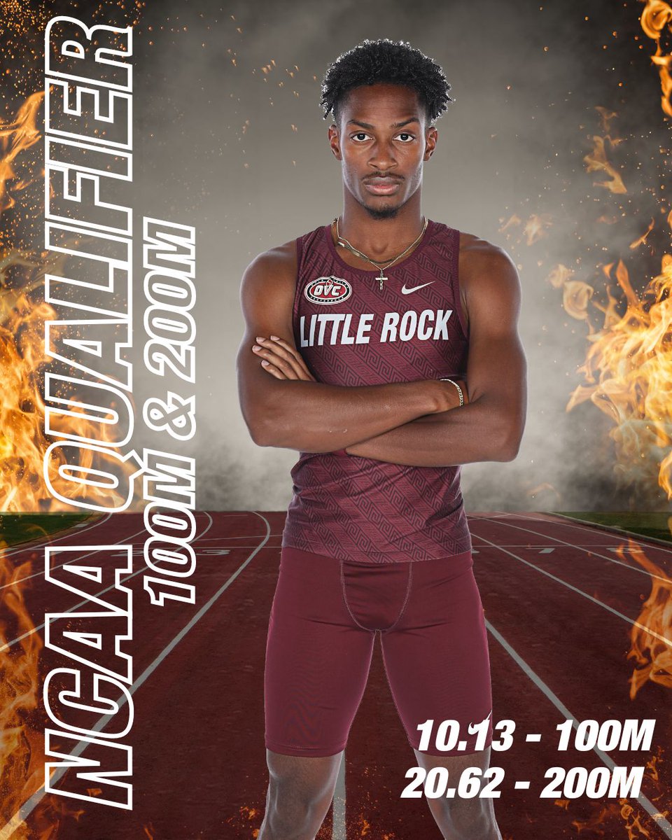 🚨 NCAA QUALIFIER 🚨 - Cameron Jackson will represent the Trojans at the NCAA West Prelims in both the 100m and the 200m after posting times of 10.13 and 20.62 respectively.  Congratulations Cameron! #LittleRocksTeam
