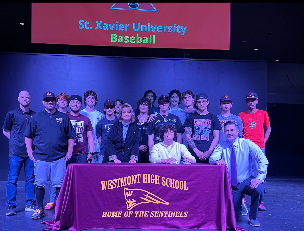 Lucas Hicks is committed to Baseball at St.Xavier University!I cannot express to you enough what you have meant to this program at Westmont and cannot thank you enough for your loyalty, leadership, and domination. We are so happy for this next step! You are a Good Dude!