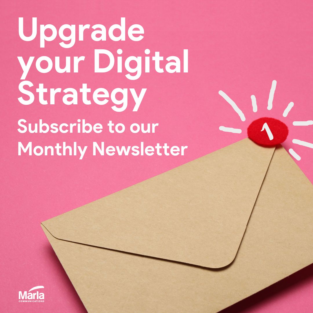 Upgrade your digital strategy with our monthly #DigitalMarketing Newsletter. Get actionable insights, industry trends, and free resources delivered right to your inbox.

Sign Up Now:  bit.ly/2USNMNr