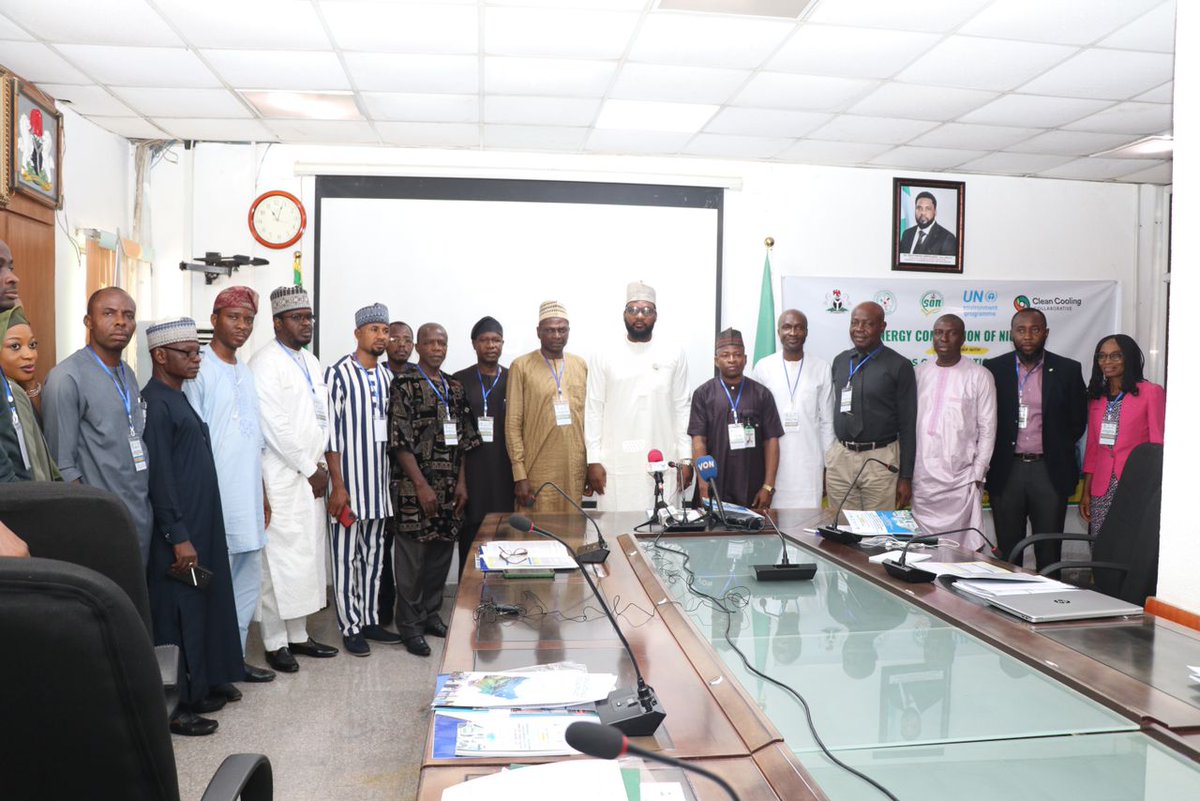 ECN PRESS STATEMENT
 
STAKEHOLDERS WORKSHOP FOR THE PROPOSED MINIMUM ENERGY PERFORMANCE STANDARDS (MEPS) FOR AIR CONDITIONERS IN NIGERIA
 
…ECN IN PARTNERSHIP WITH STANDARDS ORGANISATION OF NIGERIA AND UNITED NATIONS ENVIRONMENT PROGRAMME (UNEP) HOLDS A ONE-DAY WORKSHOP

Further