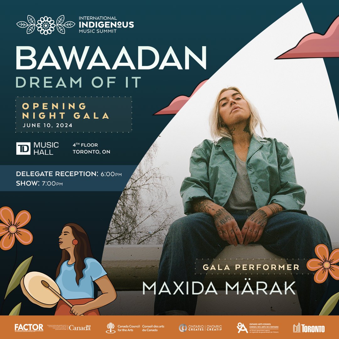 GALA ANNOUNCEMENT: MAXIDA MÄRAK! 🚨 Performing June 10th at our Opening Night Gala at the <a href="/tdmusichall/">TD Music Hall</a> 🔗 in bio to get your tickets #IIMS2024