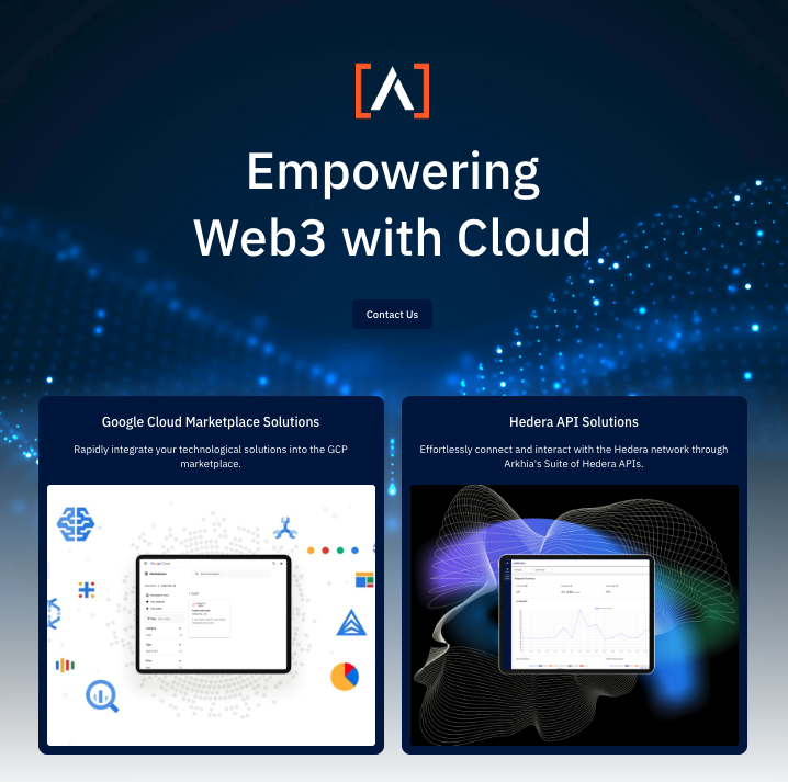 We are excited to announce our latest addition to our ever-growing developer suite. We now enable Google Cloud marketplace integrations for Web3 networks, apps &amp; foundations, including one-click deployment for RPCs &amp; developer tools. Check out - arkhia.io