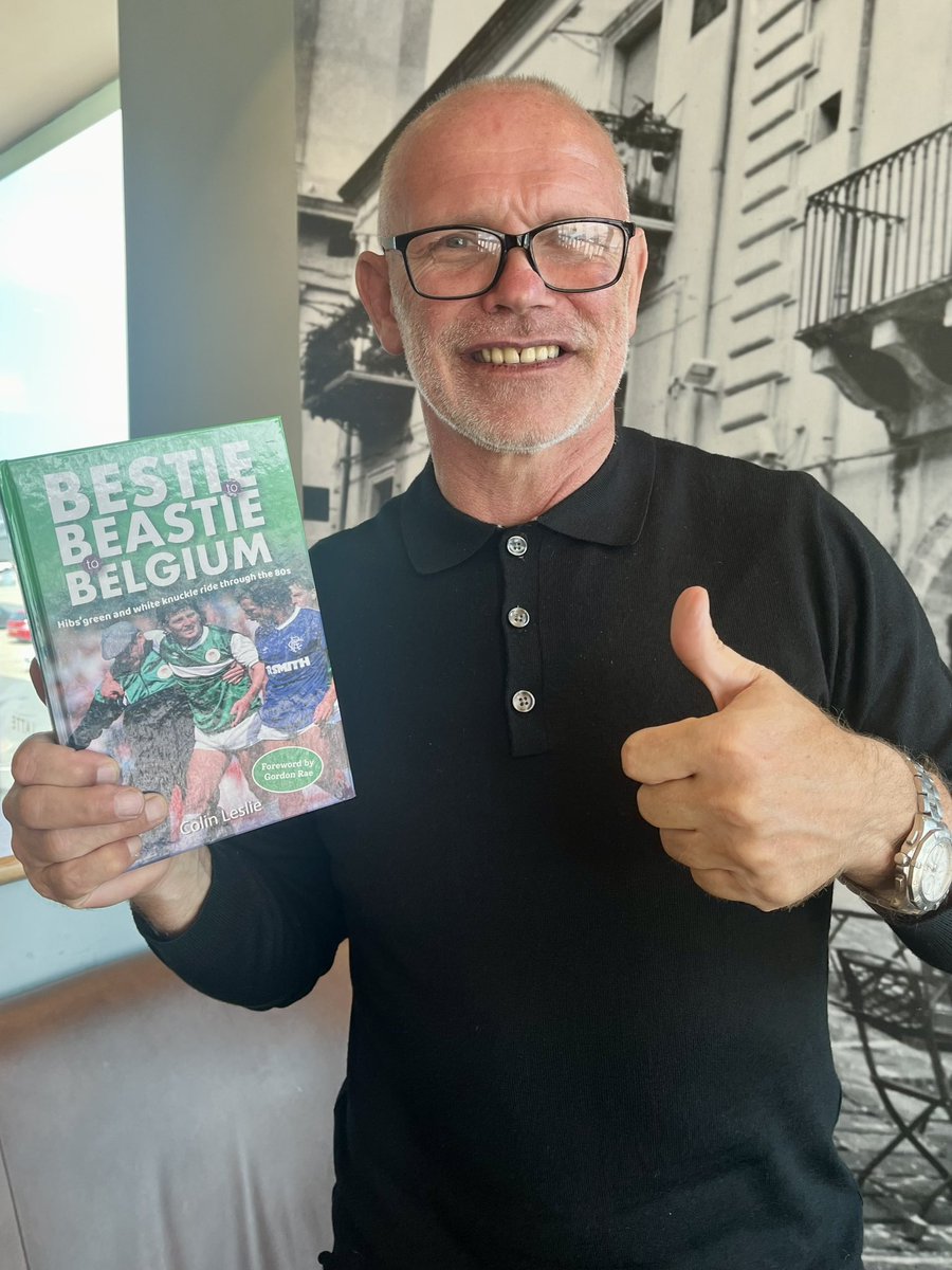 Absolute pleasure to interview Yogi for the nicely-developing 90s book. As a player he was a winner, a leader and a captain for the Cabbage. The man loves Hibs to bits 💚 #GGTTH