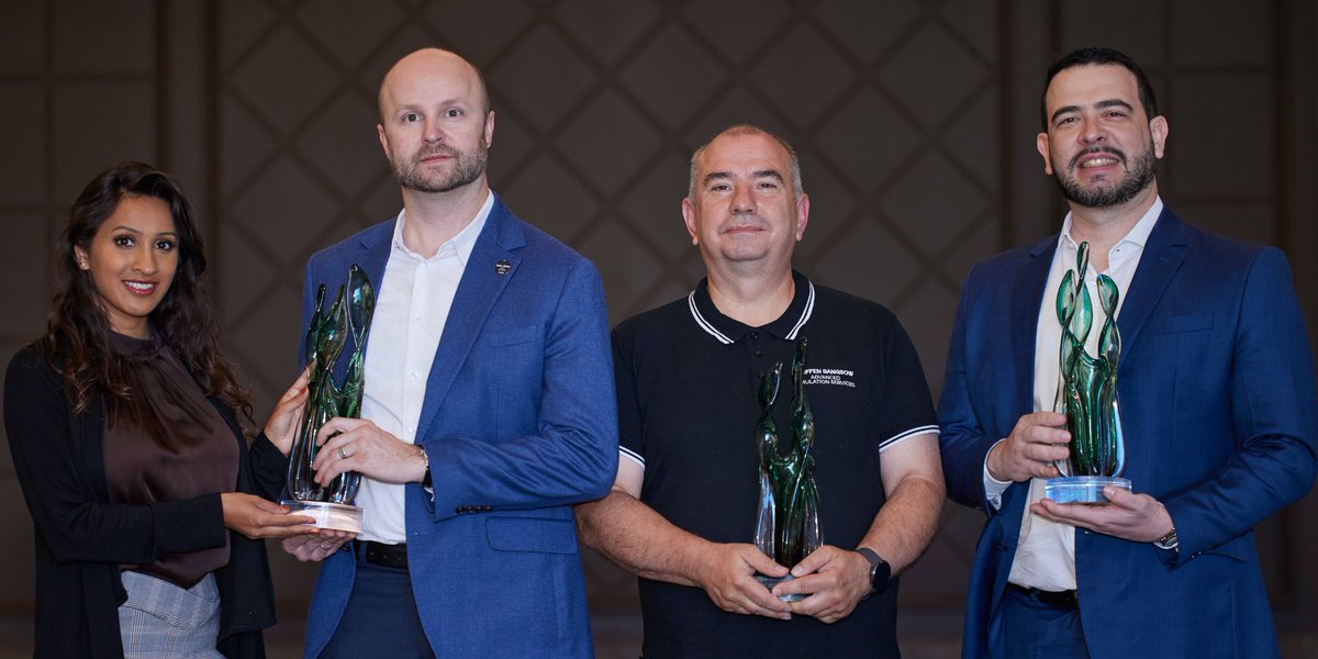 Meet the #winners of our Techcellence Awards, which celebrate our customers' "contributions to drive digital transformation and sustainability initiatives [and] spotlight [those] who champion the #SiemensXcelerator portfolio.” - Bob Jones, our EVP, Global Sales &amp; Customer Success