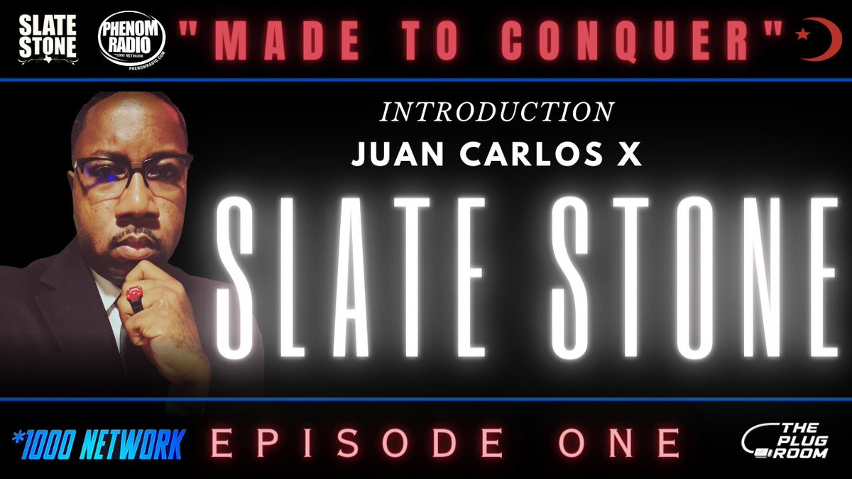 #EYEBNMyHead Episode 1 Introduction 'Juan Carlos X | Slate Stone' youtube.com/watch?v=Qd04Ba… Text 'Slate' - 559.791.8468 for updates #NetworkDistributionSpecialist #ThePlugRoom #1000Network #PhenomRadio #SlateStoneMusic #JuanCarlosX #VLOG