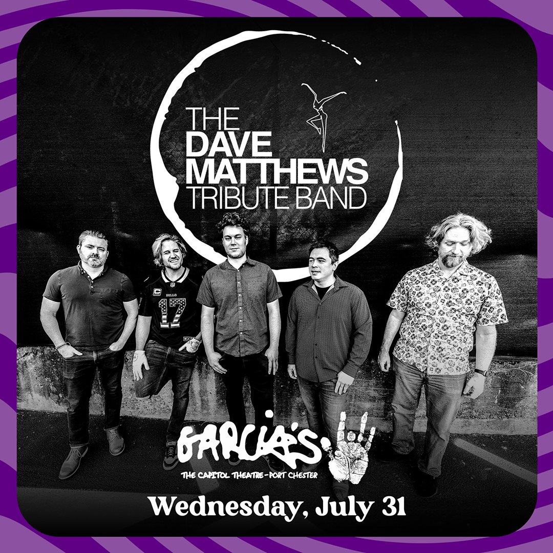 ✌️ON SALE NOW! ✌️ The Dave Matthews Tribute Band jams in Garcia's on WED, JUL 31! Grab your tickets 🎫 now-->> brnw.ch/21wJQuu