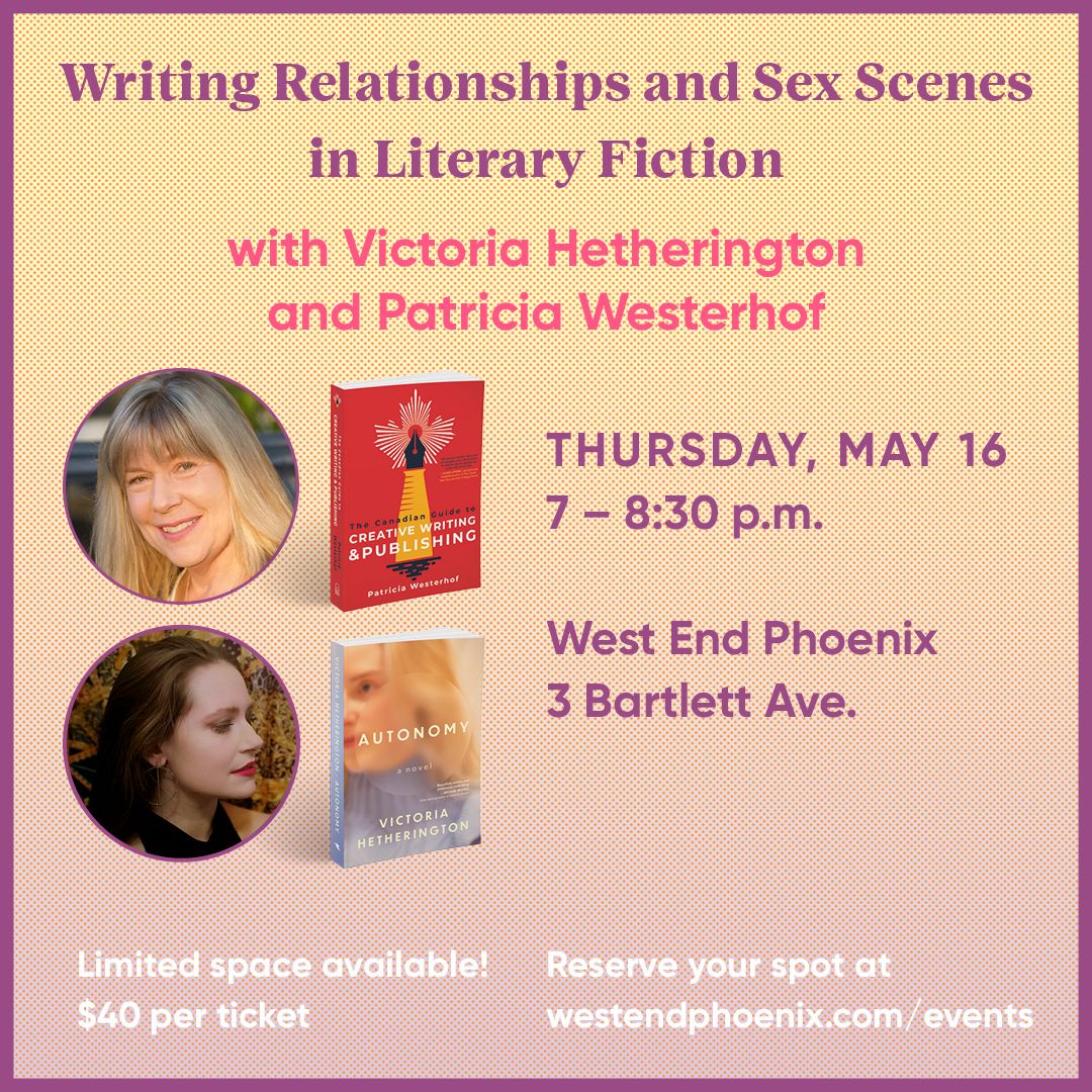 🚨 Happening today, #Toronto! Register now: buff.ly/49ZDq1o @westendphoenix @pawesterhof @VMHetherington #WritingCommunity #Toronto #FIction #Authors