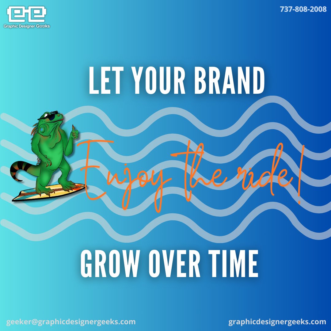 Enjoy the ride of building your brand; let it grow naturally over time.

#brandingsuccess #brandpersonality #buildingbrand #webuildbrands #brandrecognition #iconicmascots #iconicbrands #branding #graphic #designergeeks #designgeeks #graphicdesigns #highlights