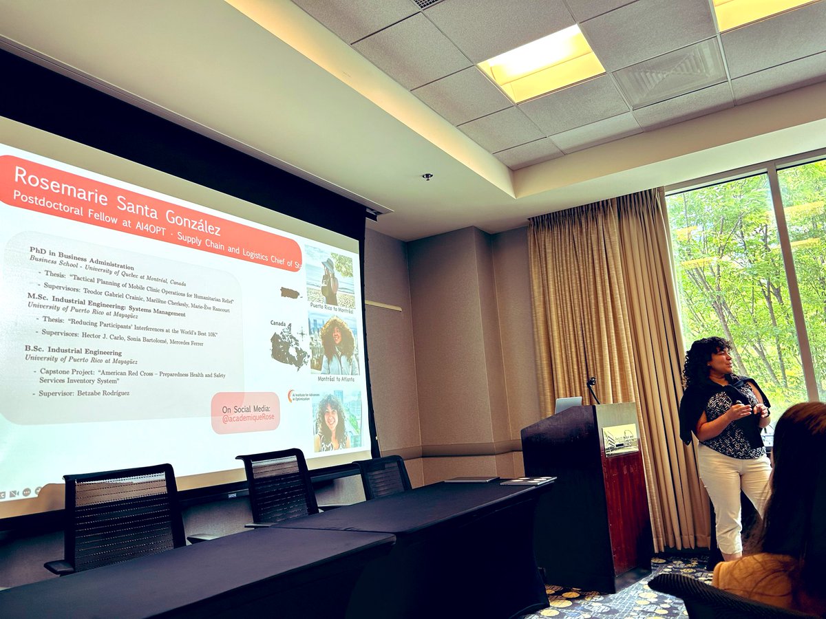 Yesterday, I shared my research journey From Humanitarian to Urban Logistics on a panel at the NSF-sponsored Workshop on Urban Resilience. 

Looking forward to the exciting collaborations that lie ahead in urban planning! 

#UrbanResilience #femaleSTEM #ResearchCollaboration