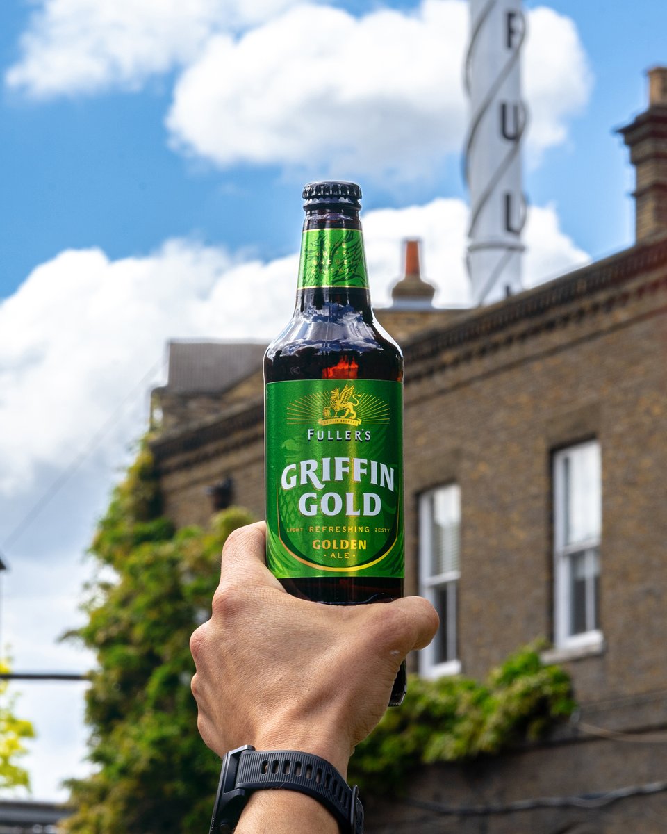 500ml bottles of Griffin Gold, our new golden ale are now available for pre-order. Experience crisp bitterness, complemented by a burst of citrus and a pine hit. Caragold gives body to the Pale Ale malt despite its low 3.4% abv. fullersbrewery.co.uk/products/griff…