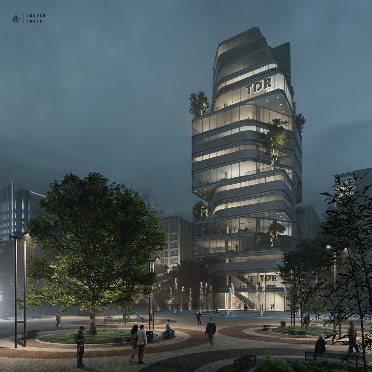 Architectural Designer Parisa Panahi was thrilled to be selected to bring the concept for the imposing TDR Tower to life through visualization, making this one of her most cherished projects in the USA. 🏢 🔗 See more: bit.ly/4bbQL8k