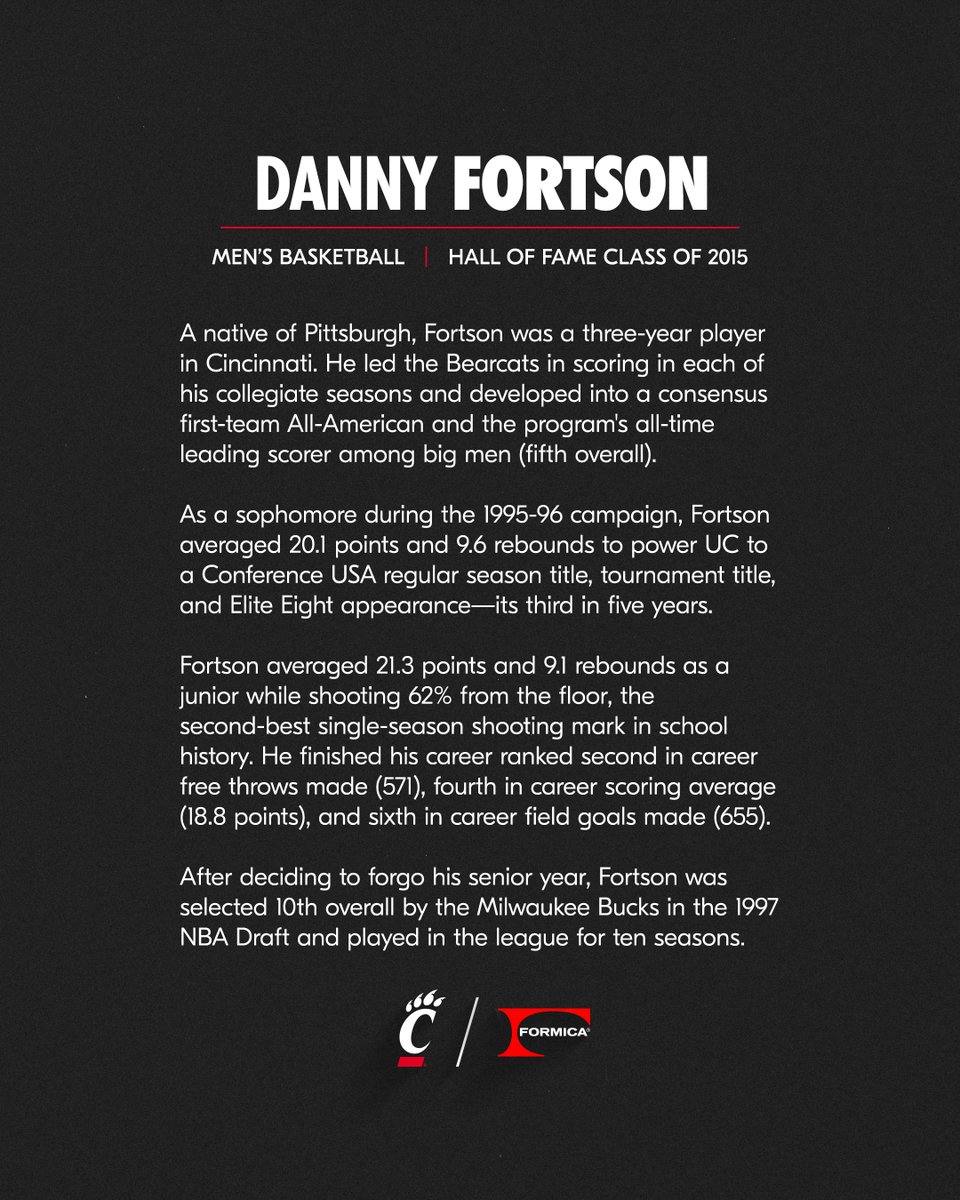 Bearcats Archive: Danny Fortson, @GoBearcatsMBB 🏀

#Bearcats | @FormicaGroup