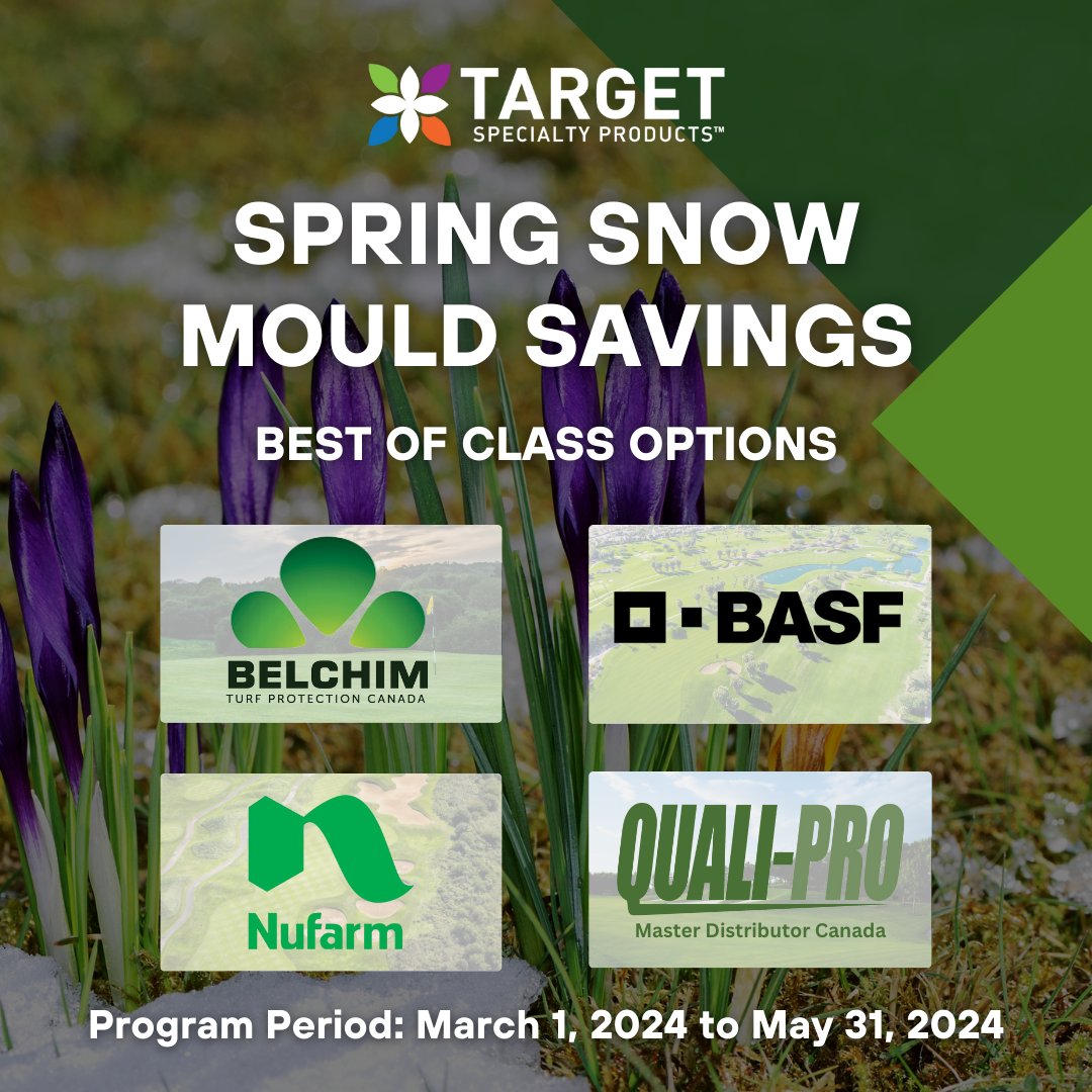 Winter's last surprise? Snow mould. But our savings program has you covered! Protect your turf and your savings by taking advantage of this limited-time offer. Act fast! ❄️💲 #SnowMouldDefense #SpringSavings