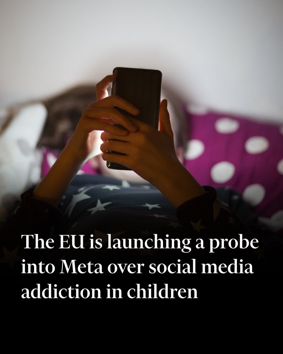 The European Commission has opened an in-depth probe into Meta over concerns it is failing to do enough to protect children from becoming addicted to social media on.ft.com/4apQvBw