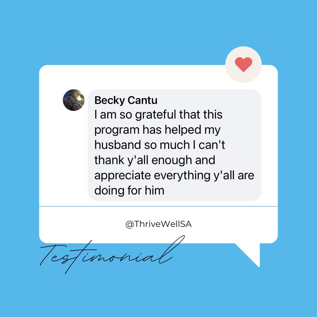 Thank you for sharing, Becky! 

We would love to hear from you too. 
#ThankfulThursday #ThriveWellSA#ShareYourThoughts