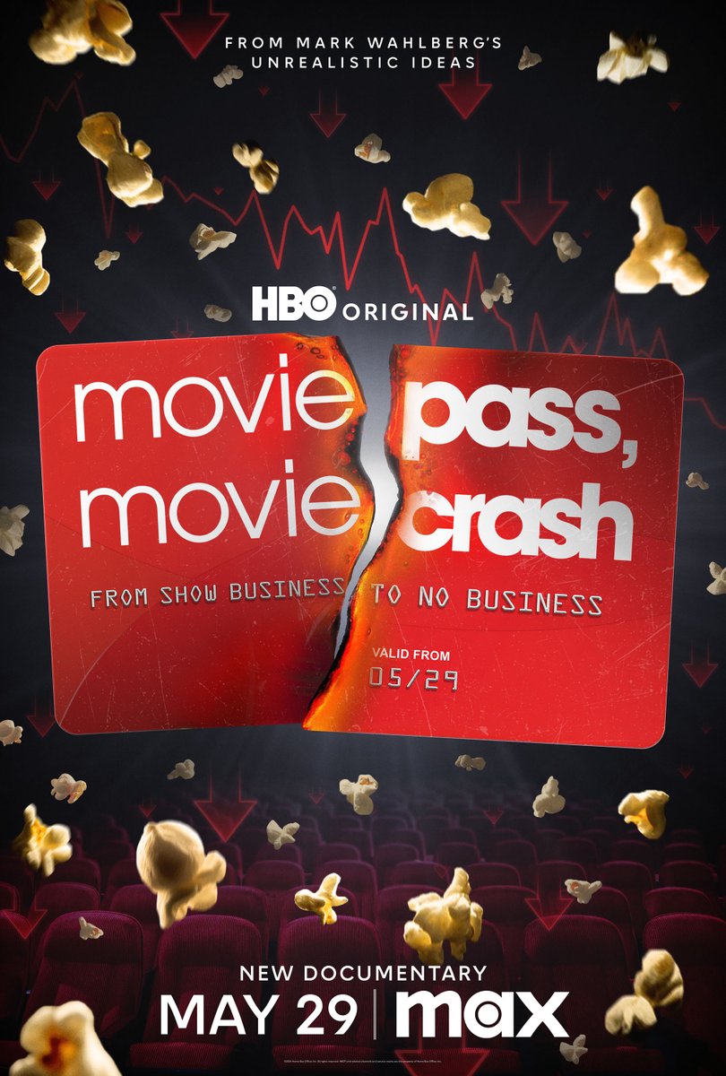 .<a href="/HBODocs/">HBO Documentaries</a>' #MoviepassMoviecrash, directed by <a href="/mutaali/">Muta'Ali</a>, debuts Wednesday, May 29 at 9 p.m. ET on <a href="/HBO/">HBO</a> and will be available to stream on Max: streamonm.ax/MPMC