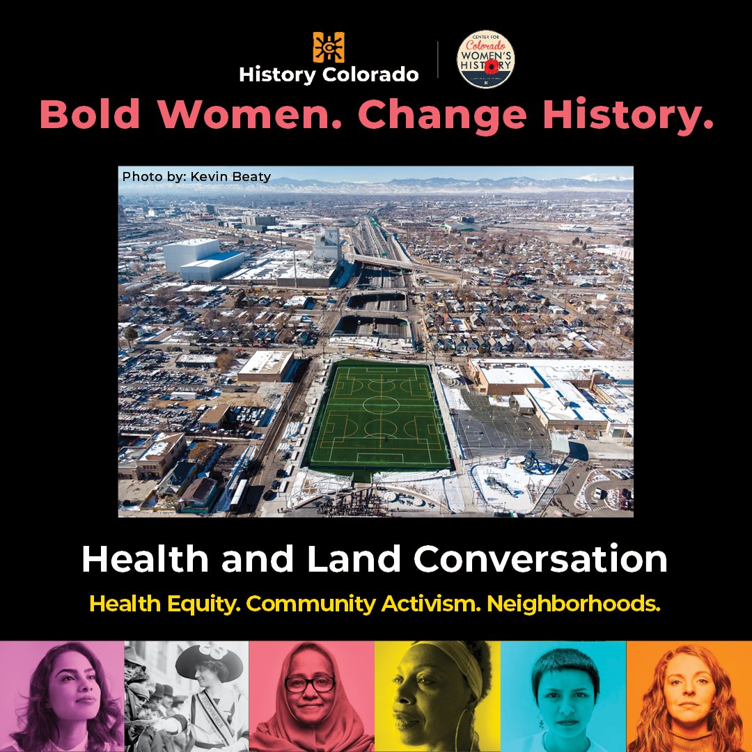 One week away‼️ Don't miss it. Register for a Health & Land Conversation, hosted by @COWomensHistory as a follow-up to our feature on the paradox of green space in N. Denver. ⤵️ ow.ly/1kFZ50RELFH