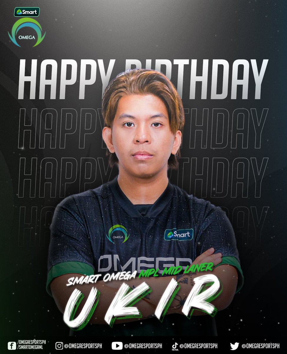 Happy birthday to the Mid laner, Super Hero Ukir! 🥳 Your Smart Omega family is sending you all the love and best wishes on your special day. Cheers to many more fabulous years! 🥂 #BagongBarangayOmega #SmartOmega #LiveMoreToday