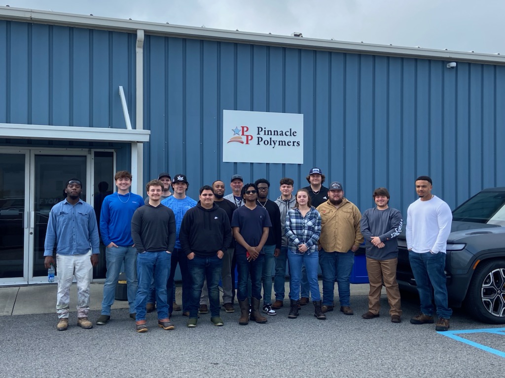 RPCC's P-Tech class just took learning on the road! Instructor Darin Perret led an unforgettable on-site tour of Pinnacle Polymers in Garyville to wrap up the semester with real-world insights. Learning beyond the classroom! 🏭 #RPCC #PTech #ExperientialLearning