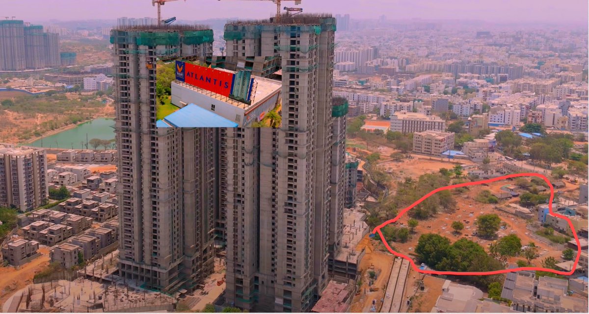 If anyone chosing VASAVI ATLANTIS Project at Narsingi , Make Sure to chose apartment units not facing graveyard highlighted here !!

If you have already selected by mistake , be cool . there are many communities in city facing graveyard. 

list down such communities if any