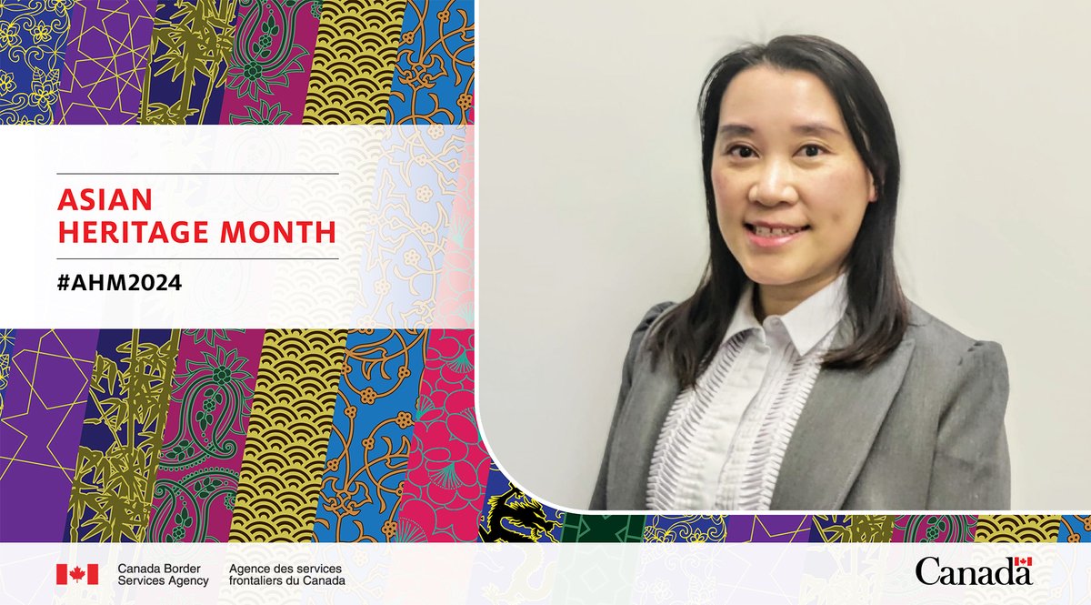 Meet Winsy, a senior officer at the #CBSA. Originally from Hong Kong, she values modesty, respect, adaptability, and resilience which are a big part of her culture. Winsy is dedicated to setting an example for her fellow colleagues.