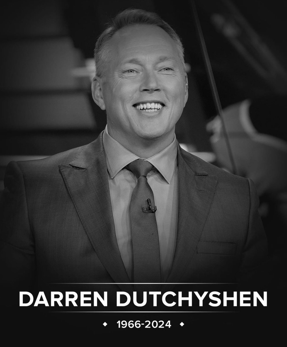 We are deeply saddened by the passing of Veteran TSN broadcaster Darren Dutchyshen, a beloved figure in the sports community. His courage in sharing his battle with prostate cancer inspired all. Our thoughts are with his family, friends and colleagues during this difficult time.