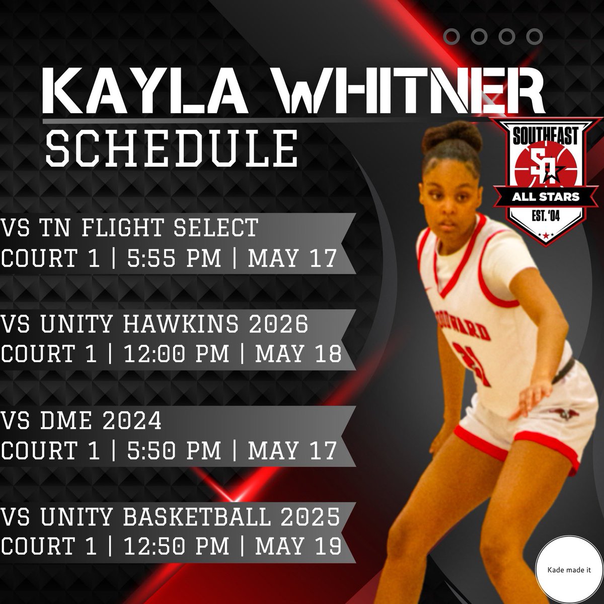 Excited to play in the Power 48 this weekend!! All games hosted at Cherokee Highschool. <a href="/BrandonClayPSB/">B r a n d o n C l a y</a> <a href="/SoutheastAStars/">Southeast All Stars</a> <a href="/WoodwardBBall/">Woodward Basketball</a>