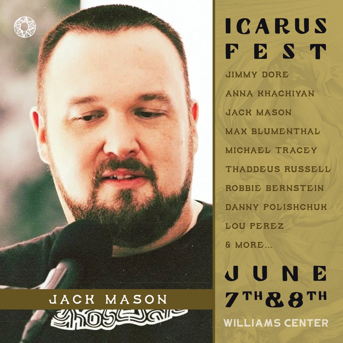 Icarus Fest was a blast last year (and in the coolest Cronenbergian theater space) so I hope you all come out June 7th and 8th. I'll be doing discussions of THE FOUNTAINHEAD and THE EXORCIST. Tickets here: icarusfest.com/tickets