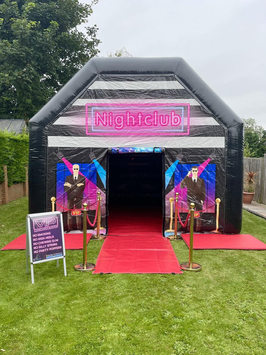 Our inflatable Nightclub is available for hire 💃💃

For more information, you can view it on our website here: ow.ly/UABM50QTskk...

#bankholiday #bouncycastle #inflatable #hire #Stockton #Middlesbrough #Teesside