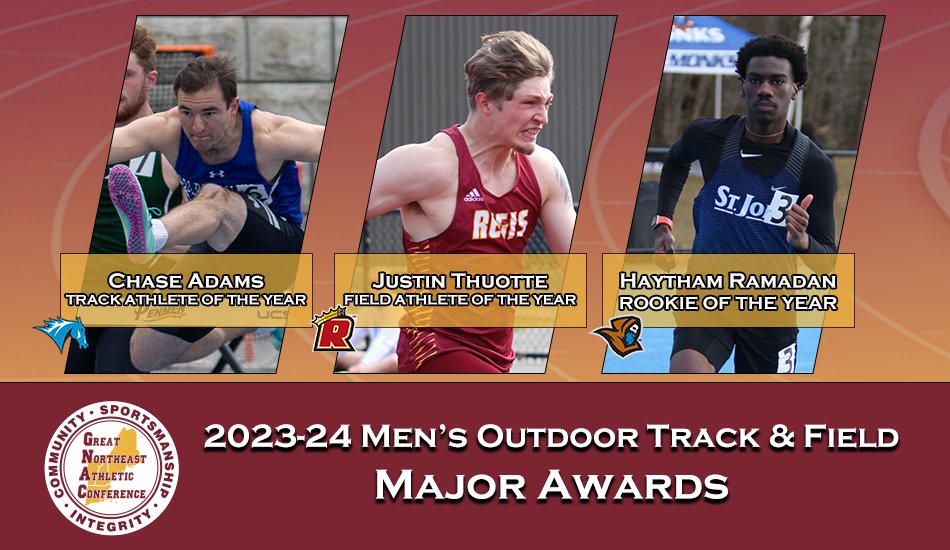 🏃‍♂️MEN'S OUTDOOR TRACK & FIELD AWARDS🏃‍♂️ 

There were some great performances in the Men's Outdoor Track & Field Season with some being recognized as #theGNAC major award winners.

Congratulations to all the recipients!

READ: thegnac.com/sports/mtrack-…

#d3tf