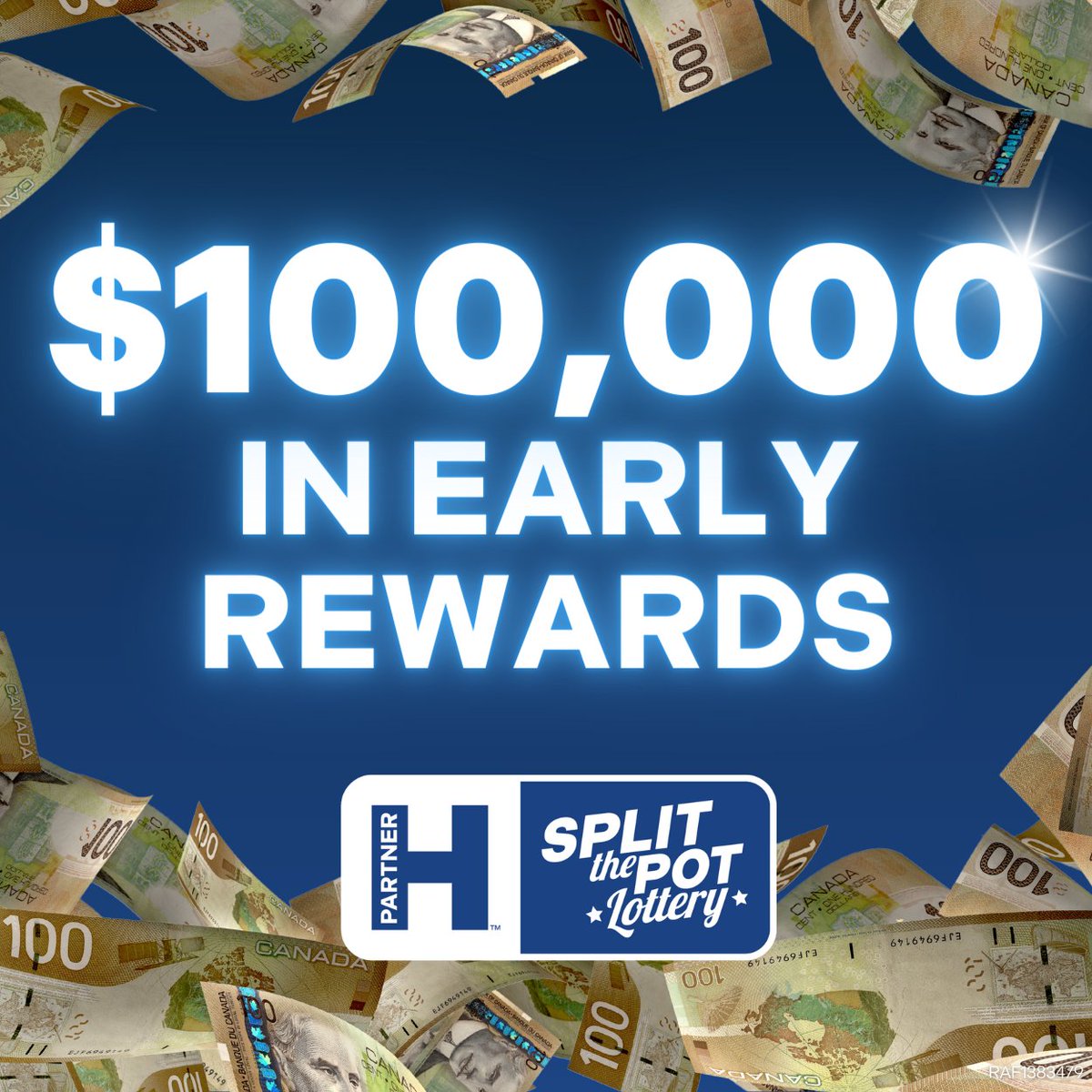 Split the Pot has $100,000 in Early Reward prizing! Direct proceeds from your ticket to St. Joe's to help us deliver the very best care. With a jackpot of $820,000 everyone’s a winner – patients, hospitals, and lucky players alike! Get tickets here: bit.ly/3yipz9r