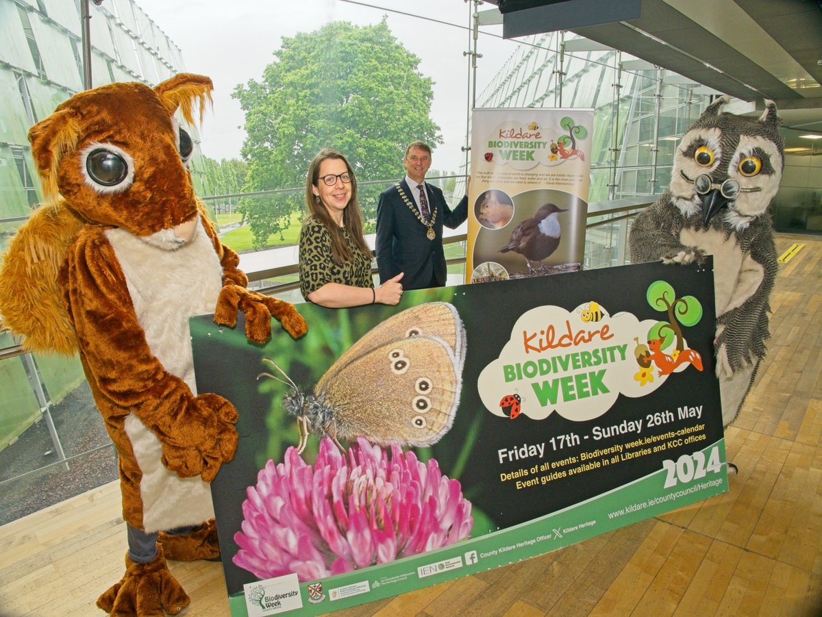 Kildare Biodiversity Week is kicking off tomorrow and runs until Sunday 26th May! If you haven't planned your visit yet, the full programme of events is available to view here - kildarecoco.ie/AllServices/He…