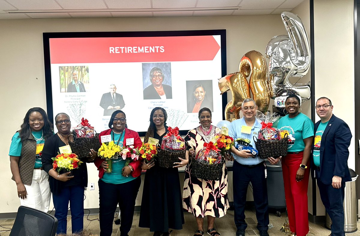 Leadership matters and these four principals have over 100 years of @AldineISD experience and will be retiring at the end of the year! Their legacies are incredible and inspirational and each one of them will be difficult to replace! Well done - Dr. Cormier, Dr. Stelly, Ms.